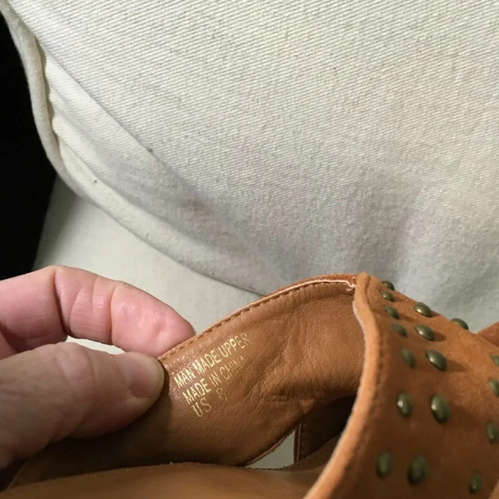 Mi,im Ada Stud Espadrilles Platform Clog NWOT